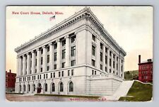 Duluth MN-Minnesota, New Court House, Antique, Vintage Souvenir Postcard picture