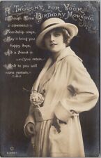 1917 England RPPC Photo Postcard 