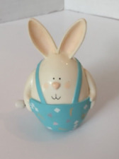 Vintage RARE Hallmark Wind Up Easter Bunny with Cotton Tall picture
