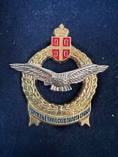 REPUBLIC OF SERBIA - ASSOCIATION OF LINE PILOTS OF SERBIA BREAST BADGE RARE picture