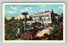 Pasadena CA-California, Beautiful Residence, Antique, Vintage Postcard picture