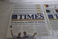 VTG CONTINENTAL AIRLINES TIMES-2000 8 EDITIONS picture