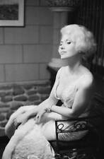 Glamorous blonde lady in eveningwear UK 1960 Old Historic Photo picture