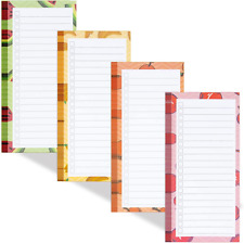 4Magnetic Notepads for Refrigerator Grocery List Magnet Pad for Fridge Magnetic  picture