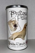 Pedigree Pals Golden Retriever Figurine Model Labrador Aurora Designs NEW IN TIN picture