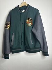 Vintage Disney Tigger Varsity Jacket Men’s Size Medium Green picture