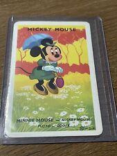 Vintage Rare French Disney 🎥 Card Game Minnie Mouse Playing Card VERY RARE picture