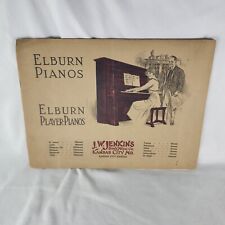 Antique 1918 Elburn Pianos Catalog J.W. Jenkins Sons Music Co. Kansas City, MO picture
