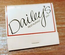 Matchbook - Dailey's Restaurant & Bar - Atlanta, Georgia picture