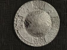VNtg Neiman Marcus Pilgrim Glass Angel 13” Serving Tray handmade Christmas Plate picture
