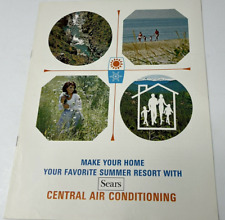 Vintage 1968 Sears Central Air Conditioning Systems Information Booklet Brochure picture