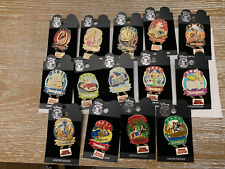Disneyland 50th Anniversary Complete Original Attraction Dangle pins picture