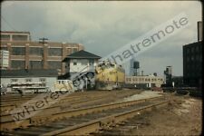 Original Slide Milwaukee Road MILW No. 93A EMD F7A Western Ave Chicago 4-12-74 picture