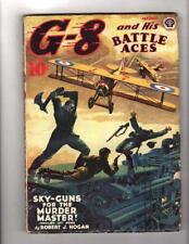 G-8 Battle Aces Jan 1940 Blakeslee; Gould; Greaseball Joe; Hogan picture