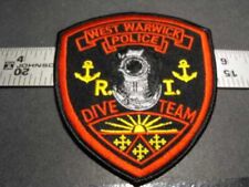 West Warwick Rhode Island Police Dive Team Patch picture