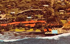 Kona Inn Restaurant HI Hawaii Kailua-Kona  Big Island 1960s Vtg Postcard A60 picture