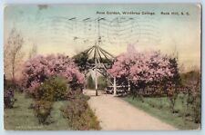 Rock Hill South Carolina SC Postcard Rose Garden Winthrop College c1919 Vintage picture