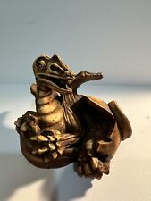Vintage Wood Hand Carved Dragon *Preowned EUC 4.5” Tall 4”wide picture