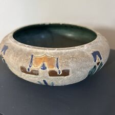 Vintage Roseville Art Pottery Mostique Gray Bowl 1916, Rare. picture