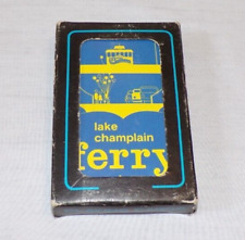 VTG Smiling Brand Souvenir Deck of Playing Cards Lake Champlain Ferry New York picture
