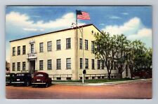 Hobbs NM-New Mexico, City Hall, Antique Vintage Souvenir Postcard picture