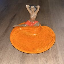 Vintage 1950s-60s PIN-UP NUDE LADY ASHTRAY picture