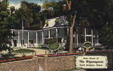North Bridgton Maine ME Hotel Motel Wyonegonic Hotel Linen c1940s Postcard picture