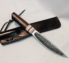 Yakut knife, Handmade Siberian yakutian Hunting knife, 15CM Carbon steel Blade picture