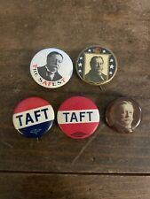 vintage ￼￼1908 William H Taft ￼ presidential￼Campaign Pinback Buttons ￼￼ lot 1 picture