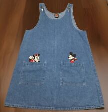 Vintage Mickey Unlimited Minnie Mouse Jerry Leigh Denim Jumper Medium picture