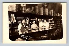 Norman OK-Oklahoma, RPPC: Interior General Store-Bakery, Vintage c1914 Postcard picture