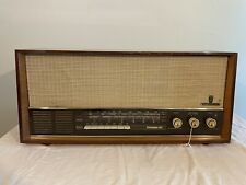 *Vintage* *WORKS* GRUNDIG Type 4570U FM German Tube Radio Konzergerate Wood Case picture