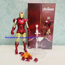 ZD Toys Iron Man 2 MK6 Mark VI Action Figure Toy 7'' New  Marvel MCU Collection  picture