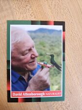 David Attenborough Custom Signed Card - Naturalist (Back Signed) picture