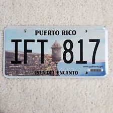 Puerto Rico License Plate IFT 817 MINT Isla del Encanto picture