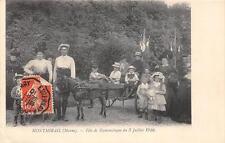CPA 51 MONTMIRAIL GYMNASTICS PARTY JULY 3, 1910 COUPLING picture