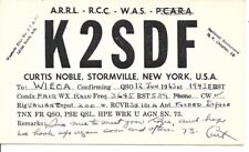 QSL  1963 Stormville NY   radio card picture