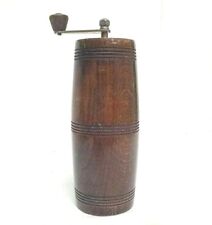 Rare Old Vintage Wooden Hand Carved Antique Coffee Crusher, Collectible, FRANCE picture