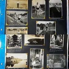 OSAKA JAPAN Rare PHOTOS Dr. Scalzo 1951 US ARMY Swim Baseball SPORTS Shrine 1951 picture