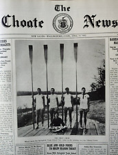 1929-1930 Choate Prep School Wallingford CT Newspaper Bound Volume Photos picture