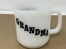 Vintage Glasbake Grandma Grandmother Milk Glass Coffee Mug Tea Cup picture