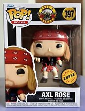 CHASE Funko Pop Rocks: AXL ROSE (Black Shirt) #397 Guns N Roses w/Protector picture