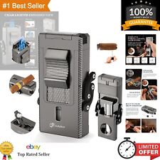 All-in-1 Cigar Lighter with Windproof Triple Jet Flame & Cigar Accessories picture