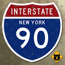 New York interstate route 90 highway marker road sign Thruway 1957 18x18 picture