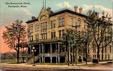 Postcard The Brunswick Hotel in Faribault, Minnesota picture