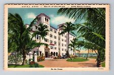 Miami Beach FL-Florida, Hotel Good, Advertising, Vintage c1934 Souvenir Postcard picture