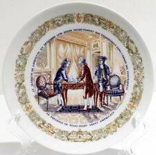 Vintage French 1970's D'arceau Limoges Lafayette Legacy Collection Plate No. 266 picture