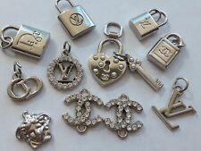 Versace Dior Zipper Pull buttons mix lot of 11 mix charms picture