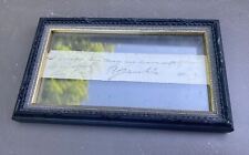 Signed Antique Document Fragment From 1807 picture