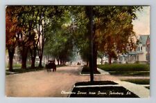 Galesburg, IL-Illinois, Chambers Street From Grove Antique, Vintage Postcard picture